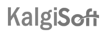 Gray kalgisoft Logo